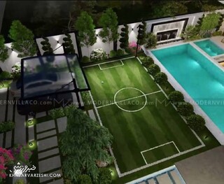 عکس | تصویری جالب از زمین فوتبالی در اعماق زمین