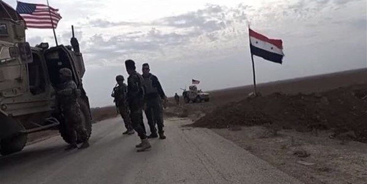 نظامیان سوریه کاروان ارتش آمریکا را وادار به عقب‌نشینی کردند