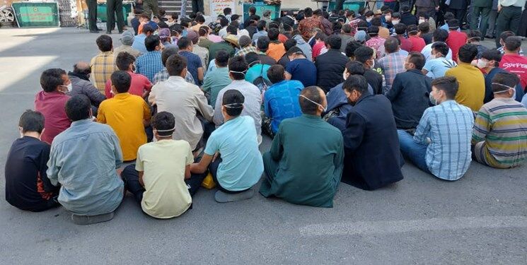 جمع‌آوری ۲۰۹ معتاد متجاهر در مشهد