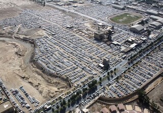 ظرفیت پارک بیش از ۲۷۰ هزار خودرو در مهران مهیا شده است