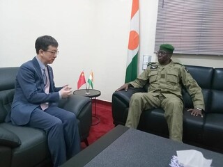 تاکید بر حمایت پکن در دیدار سفیر چین با وزیر دفاع جدید نیجر