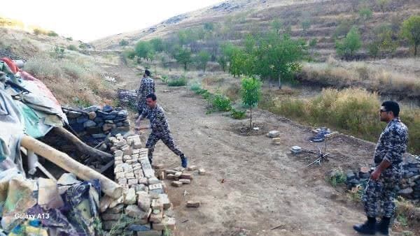 رفع تصرف ۷۰۰ متر مربع ازاراضی شهرستان همدان 