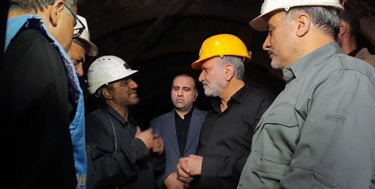 حضور وزیر کار در معدن طزره در پی مرگ ۶ معدنچی