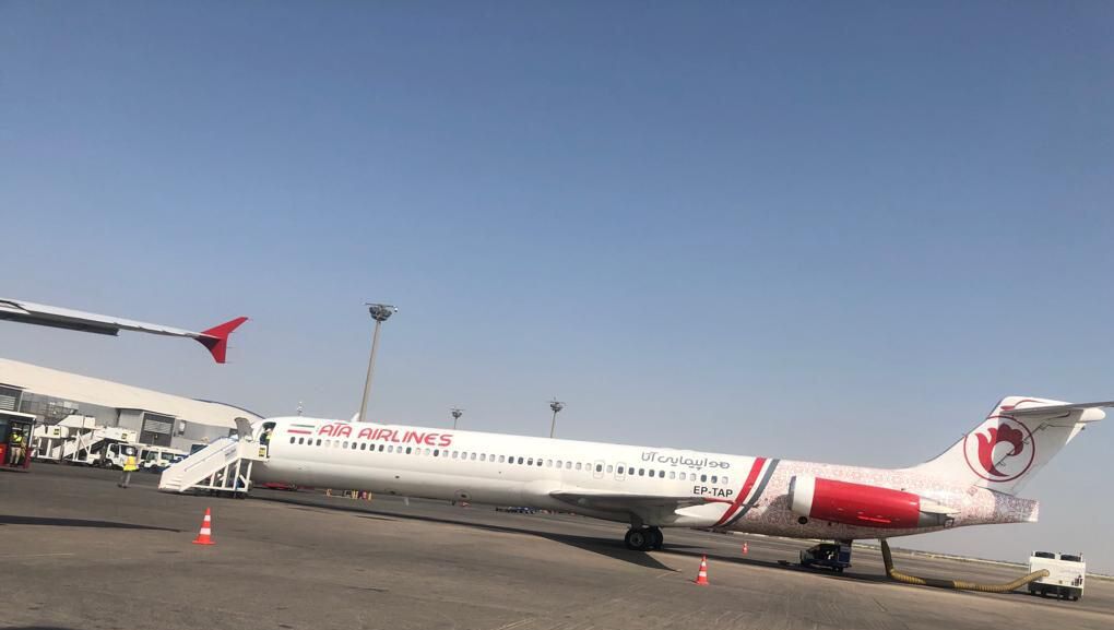 نقص فنی هواپیمای آتا در فرودگاه نجف و سرگردانی زوار