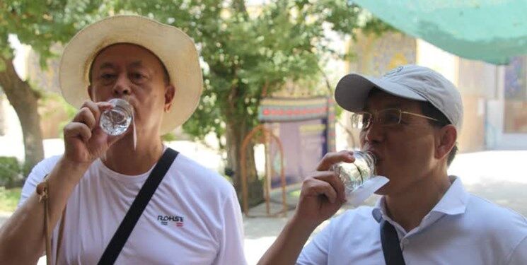 اجرای «نذر آب» برای گردشگران خارجی