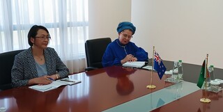 دیدار سفیر جدید نیوزیلند با معاون وزیر خارجه ترکمنستان