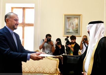 سفیر عربستان استوارنامه خود را تقدیم امیرعبداللهیان کرد
