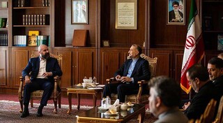 دیدار رئیس حزب اتحادیه میهنی کردستان عراق با امیرعبداللهیان