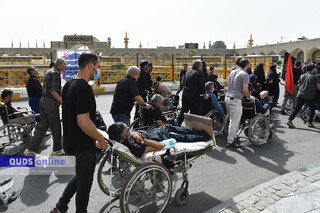 گزارش تصویری I تشرف کاروان زیارتی معلولین فیاض بخش به حرم مطهر رضوی