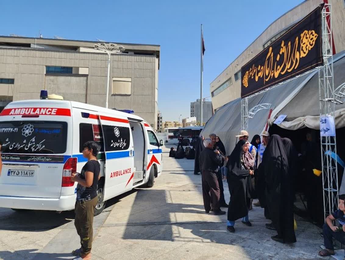 راه‌اندازی موکب درمانی مراکز پزشکی شهرداری مشهد