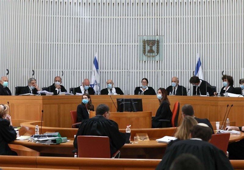 آغاز جلسه دادگاه عالی اسرائیل برای بررسی شکایت علیه لایحه کابینه/ تجمع مخالفان و موافقان