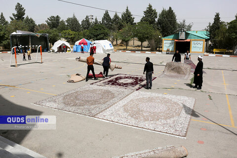 گزارش تصویری I زائرین پیاده حضرت رضا علیه‌السلام - محور چناران