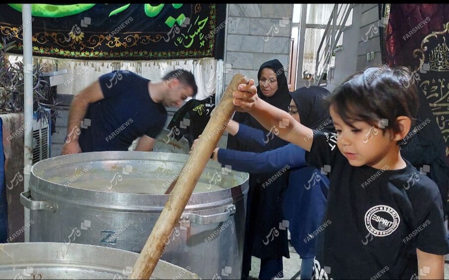 یک پرده از کریم اهل بیت(ع) و دیگ نذری