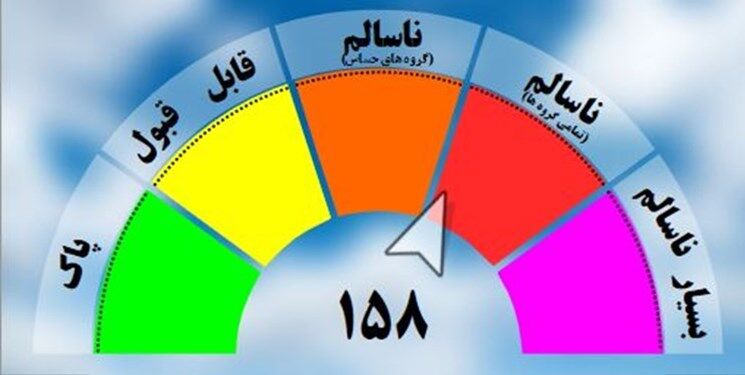 کیفیت هوای هشت منطقه کلانشهر مشهد "پاک" است