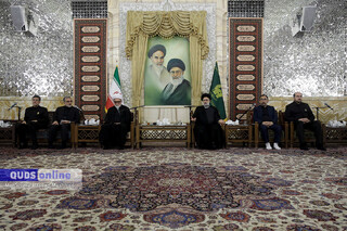 گزارش تصویری I دیدار رئیس جمهور و جمعی از مسئولان کشوری و استانی با تولیت آستان قدس رضوی