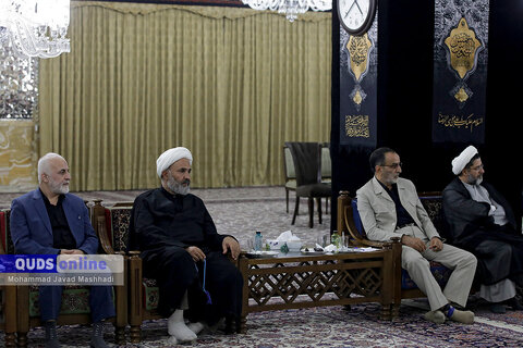 گزارش تصویری Iدیدار رئیس جمهور و جمعی از مسئولان کشوری و استانی با تولیت آستان قدس رضوی