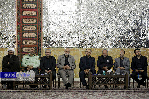 گزارش تصویری Iدیدار رئیس جمهور و جمعی از مسئولان کشوری و استانی با تولیت آستان قدس رضوی