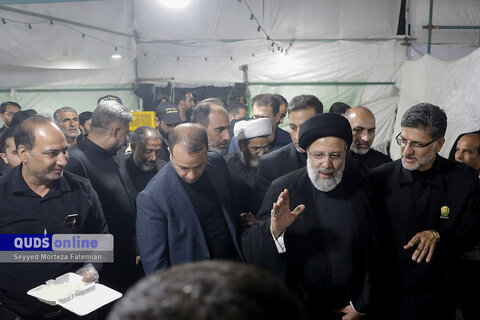 گزارش تصویری I حضور رئیس جمهور در چایخانه حضرت رضا علیه‌السلام