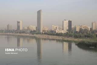 کیفیت هوای سه شهر خوزستان در وضعیت نارنجی
