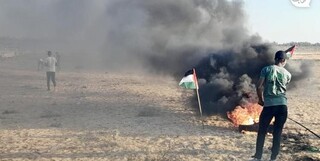 یک شهید و چند زخمی در تظاهرات شرق نوار غزه
