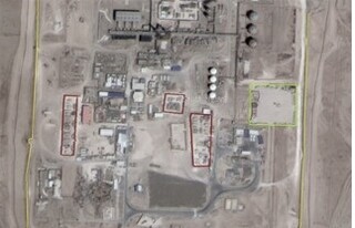 اولین تصاویر ماهواره ای از تحرکات آمریکایی ها در بزرگترین میدان گازی سوریه/ توسعه ساخت و ساز برای غارت بیشتر