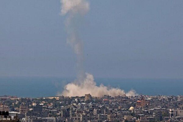 حملات هوایی و زمینی رژیم صهیونیستی علیه مواضع مقاومت در شرق غزه