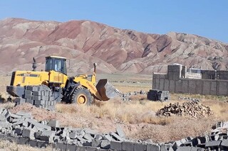 تخریب و تصرف یک هزار و ۱۰۵ هکتار از اراضی ملی قزوین
