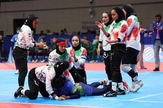 دبل دختران کبدی ایران در بازی‌های آسیایی