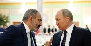 پیام تبریک «پاشینیان» به «پوتین» و بررسی آخرین تحولات قفقاز