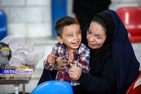 گزارش تصویری I دیدار کودکان تحت سرپرستی بهزیستی با والدین زندانی خود در زندان مشهد