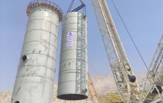 ساخت برج فرآیندی پتروشیمی برای اولین بار در ماشین‌سازی اراک