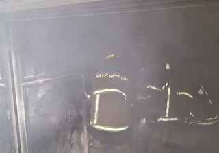 آتش‌سوزی در انبار مواد غذایی ‌قزوین
