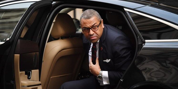 بعد از شلیک موشک‌های مقاومت؛ فرار وزیر خارجه انگلیس هنگام فعال شدن آژیرهای خطر در فلسطین اشغالی