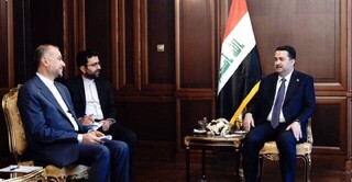 درباره مناسبات دوجانبه و تحولات جاری فلسطین؛ امیرعبداللهیان با نخست وزیر عراق دیدار و گفت‌وگو کرد
