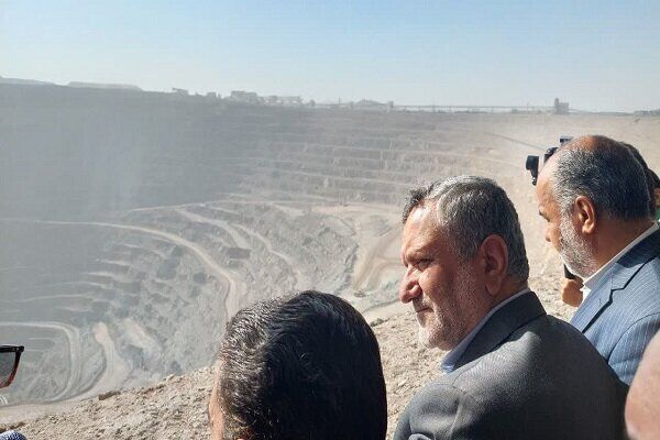 وزیر تعاون از بزرگترین معدن سنگ آهن ایران بازدید کرد