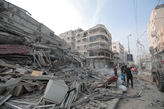 اسرائیل بمب‌هایی که آمریکا در یک سال روی افغانستان انداخت را در یک هفته روی غزه پرتاب کرد