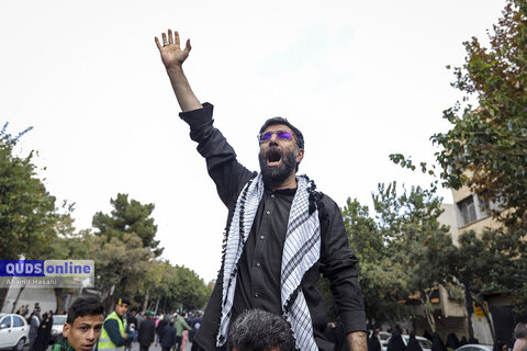 گزارش تصویری | راهپیمایی مردم مشهد در حمایت از آرمان فلسطین