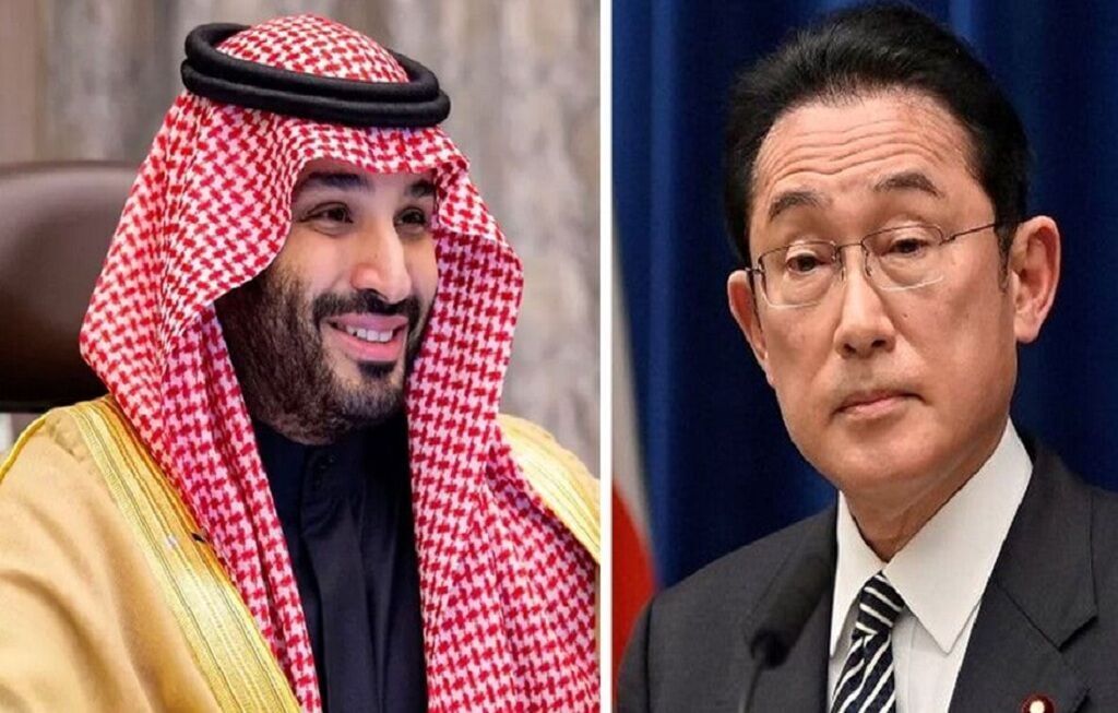 گفت وگوی ولیعهد عربستان و نخست‌وزیر ژاپن درباره تحولات غزه