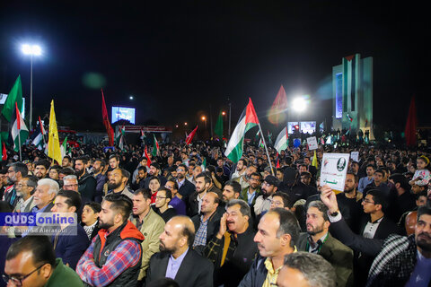 گزارش تصویری I هیات‌های مذهبی و مردم مشهد در واکنش به جنایت رژیم صهیونیستی در غزه