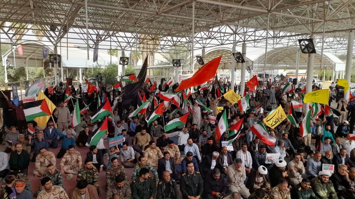 تجمع مردم کرمانشاه در مرز خسروی و اعلام آمادگی برای مبارزه با رژیم جعلی اسراییل