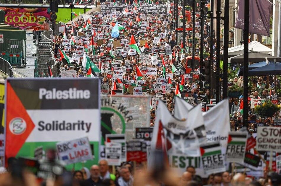 شعار «مرگ بر اسرائیل» هزاران مالزیایی در کوالالامپور