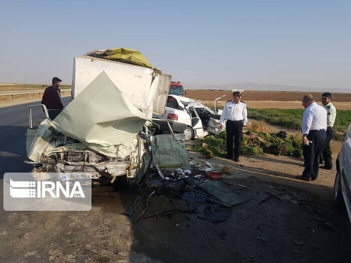 پنج عضو یک خانواده در تصادف جاده بندرلنگه جان باختند