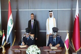 وزیران عراق و قطر تفاهمنامه امنیتی در دوحه امضا کردند