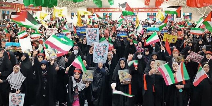 کودک فلسطین من هم مادر توام