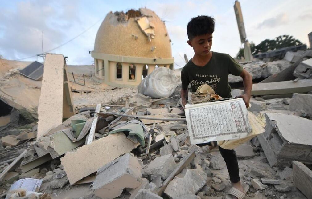 اسراییل ۴۴ مسجد را در غزه ویران کرده است 