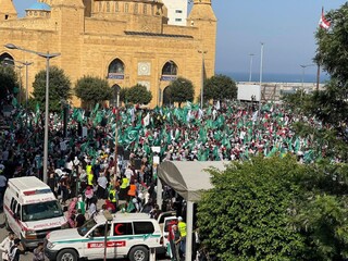 تظاهرات گسترده در لبنان و مراکش در حمایت از غزه