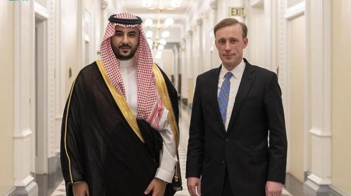 دیدار مقام آمریکایی با وزیر دفاع عربستان / سالیوان مدعی تعهد بایدن برای حمایت از شرکا شد