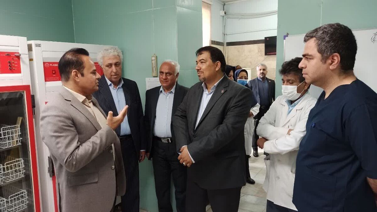 افتتاح بانک خون بیمارستان خاتم الانبیاء(ص) زاهدان 