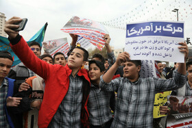 راهپیمایی ضد استکباری ۱۳ آبان در قزوین آغاز شد