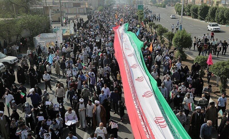 خروش استکبارستیزی ملت ایران در یوم‌الله ۱۳ آبان/ طنین فریاد مرگ بر اسرائیل در سراسر کشور